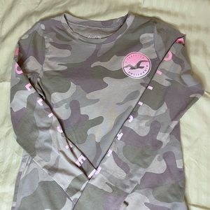 Long sleeve Hollister Camo T-shirt